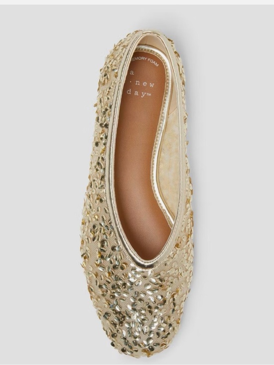 a new day Shoes - NWT A New Day Women Sammie Shoes with Memory Foam Insole - Champagne